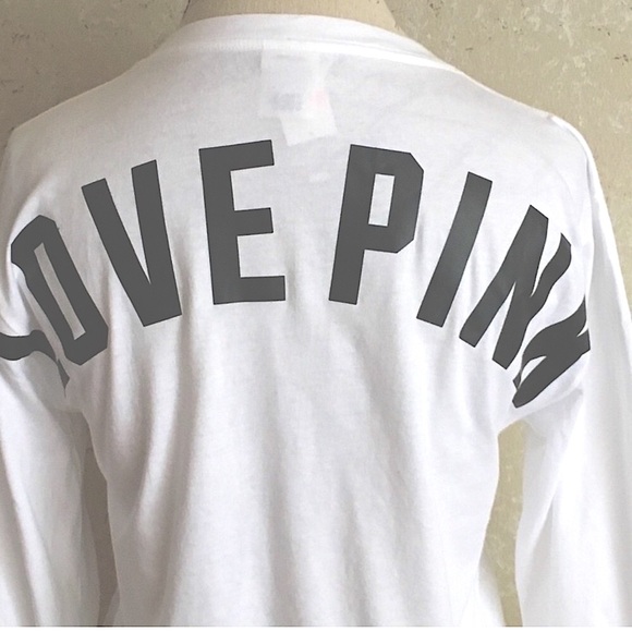 NWT PINK Victoria’s Secret Tee Top New With Tag RARE - Picture 5 of 7